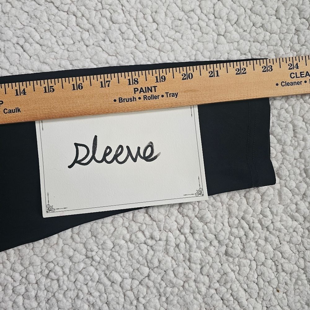 Eileen Fisher 1X long sleeves black top minimalist office work - Picture 6 of 6